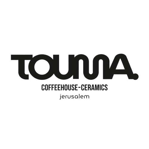 Touma Ceramics logo — transparent PNG (for cream backgrounds)